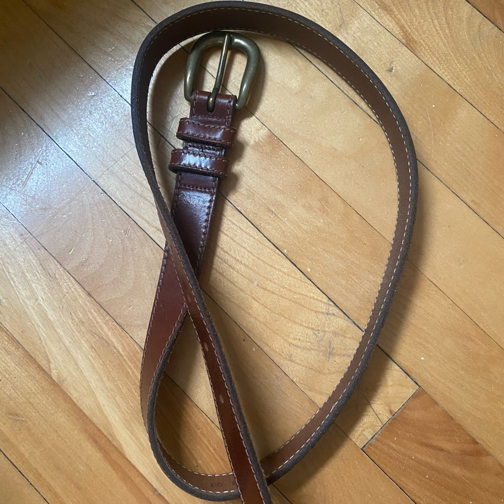 Club Monaco Brown Leather Belt